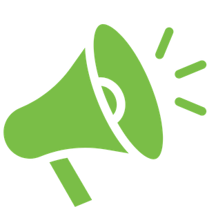 Megaphone Icon Indicating Announcements or Promotions